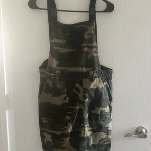 Asymmetrical Camouflage Dress